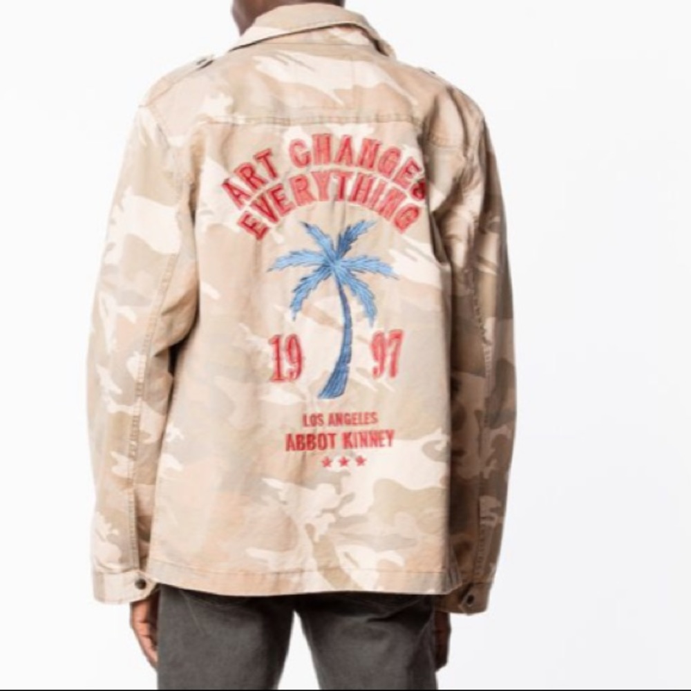 NWT ZADIG & VOLTAIRE BERNE CAMOU JACKET ! - Picture 4 of 7